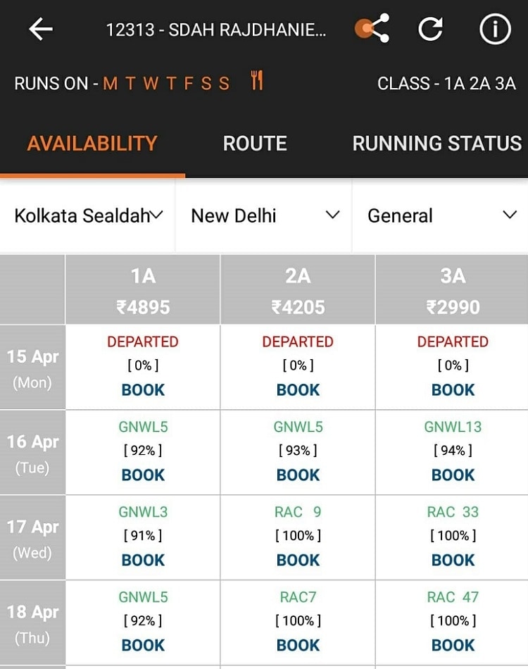 120 Days Availability