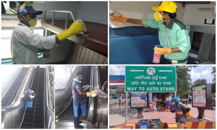 Disinfecting Trains