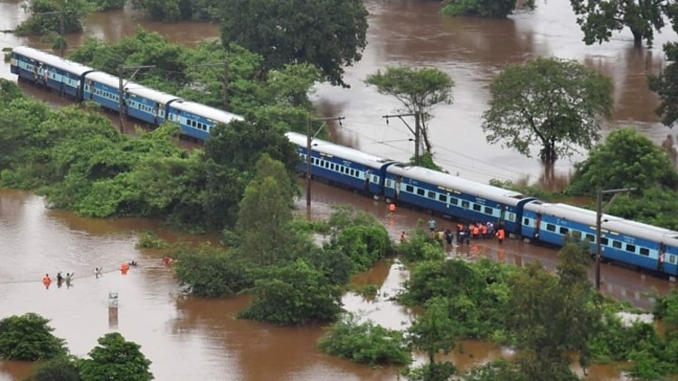 Mumbai Flood Train