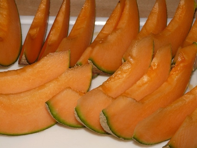 Sliced-Muskmelon