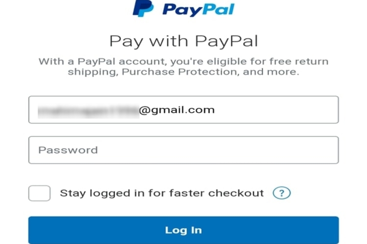 Paypal Account