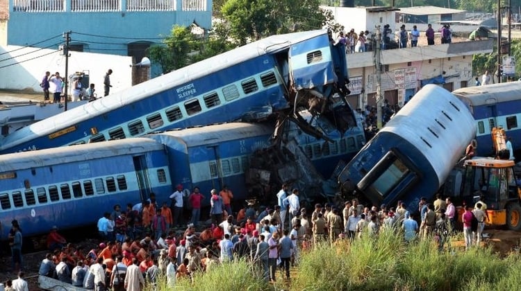 Derailed Seemanchal Train