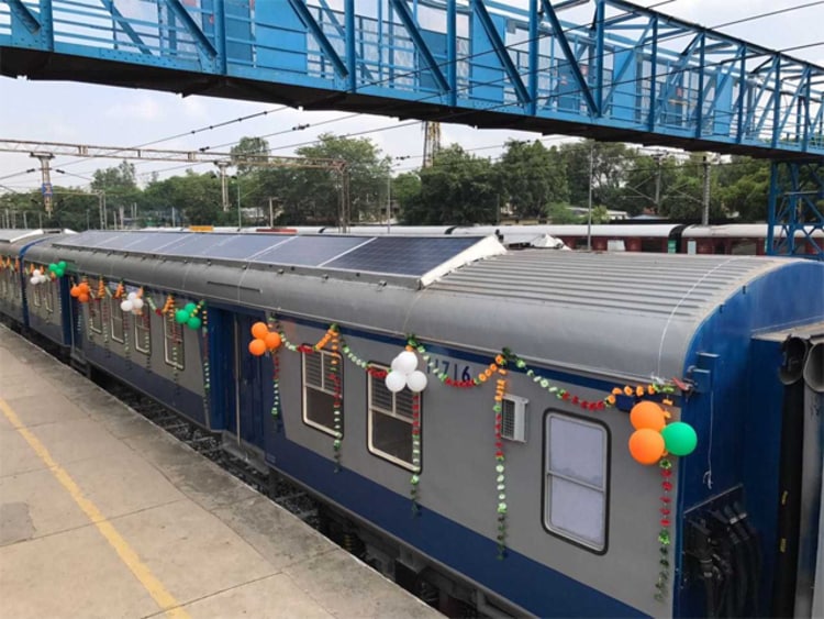 Solar Panel Train