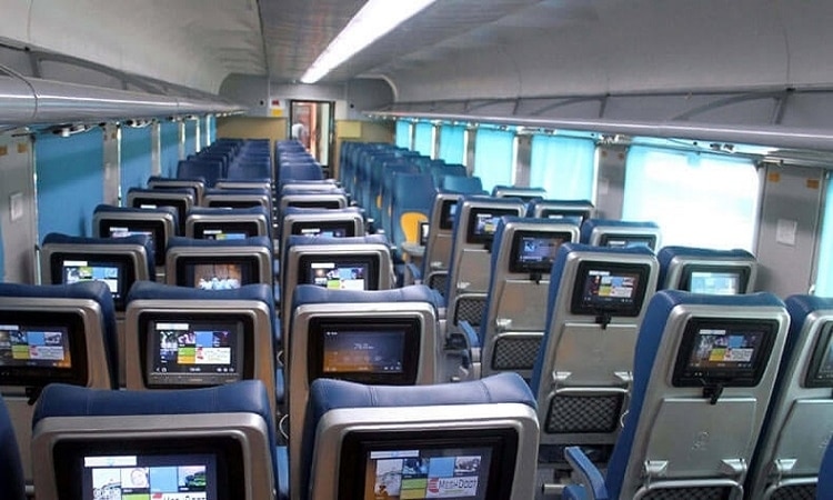 Tejas Express Train Interior