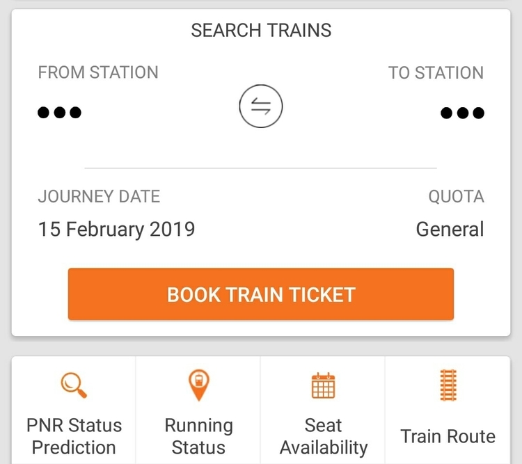 Trainman booking